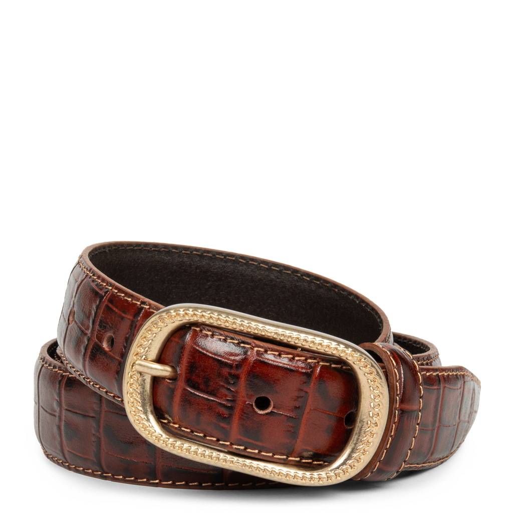 Ceinture - Ceinture Cuir Croco Femme