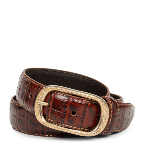 Ceinture - Ceinture Cuir Croco Femme