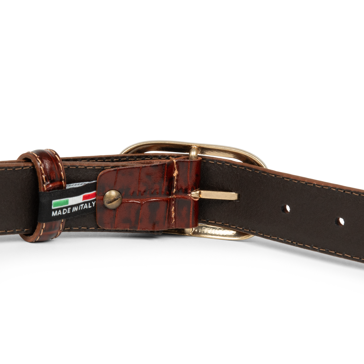 Ceinture - Ceinture Cuir Croco Femme